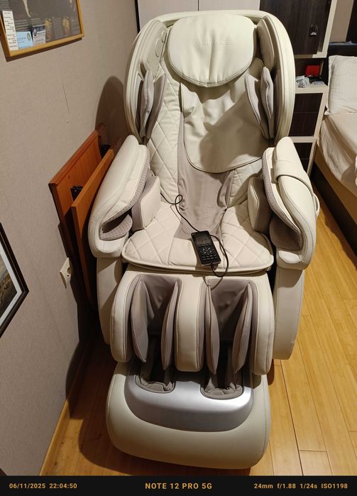 Масажен стол "Komoder" RK8903S, нов, кожен, лукс