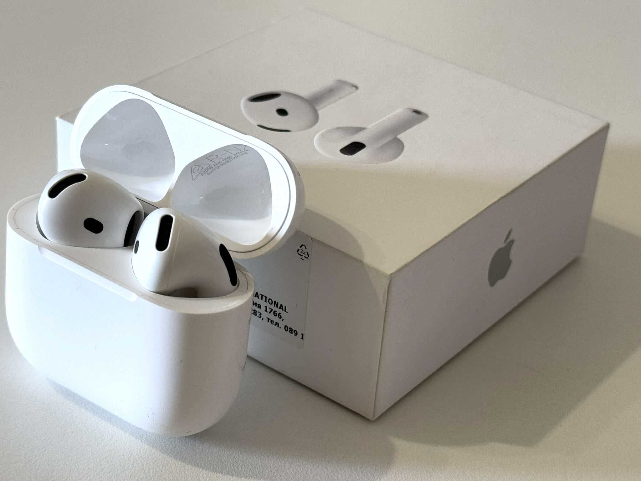 Нови! 24м.Гаранция Apple AirPods 4 gen. 2024