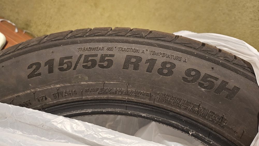 Vand 4 Anvelope Kumho de vara 215 55 R18