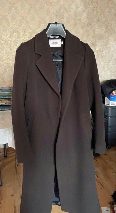 Пальто коричневое женское