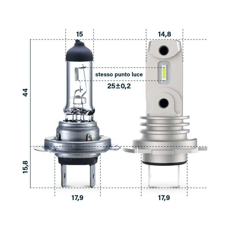 Set de 2 becuri Led CSP Xentech Light H7 100% Plug and play