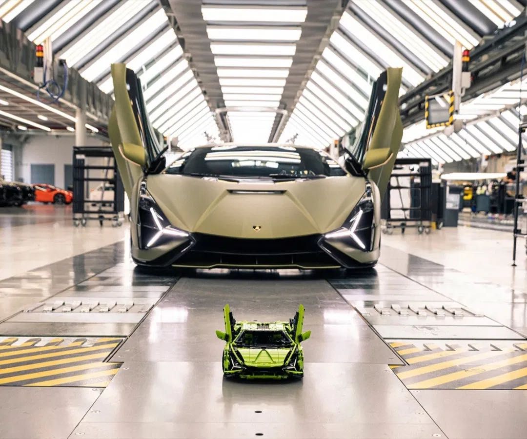 Lamborghini Sian конструктор тип Lego