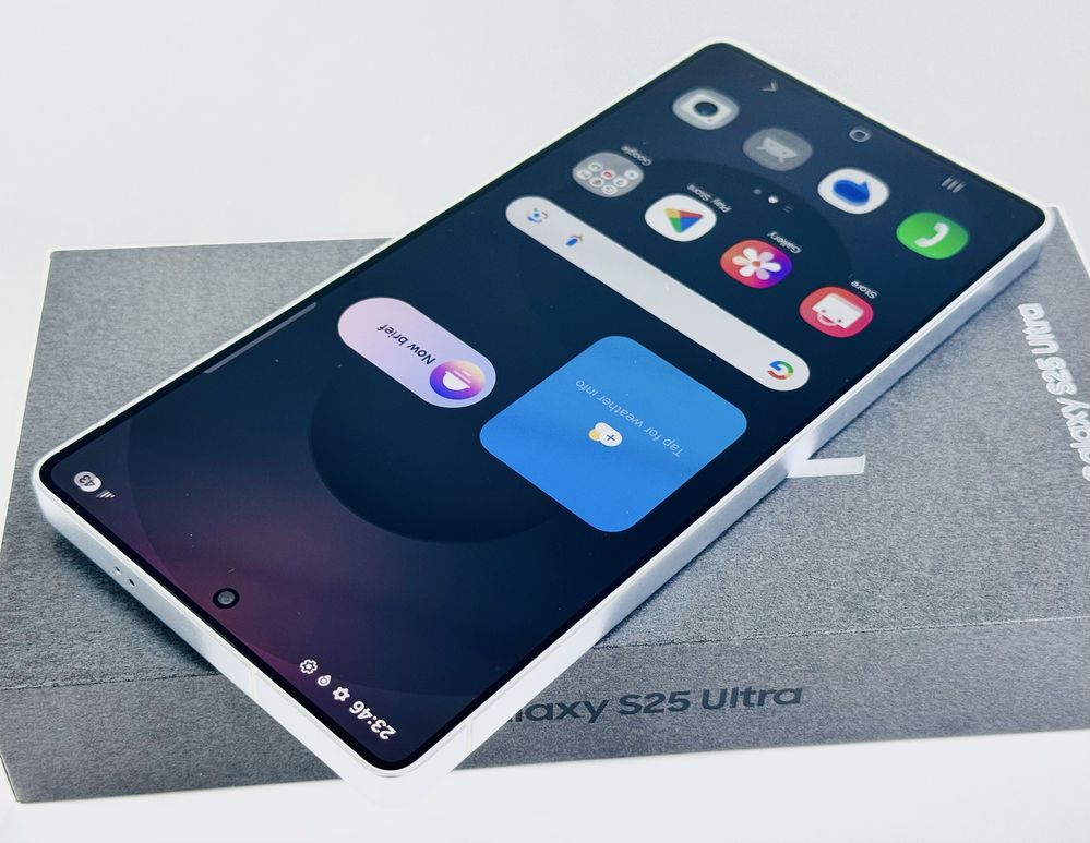 KATO НОВ! Samsung Galaxy S25 Ultra 5G 1TB 12RAM Whitesilver Гаранция!