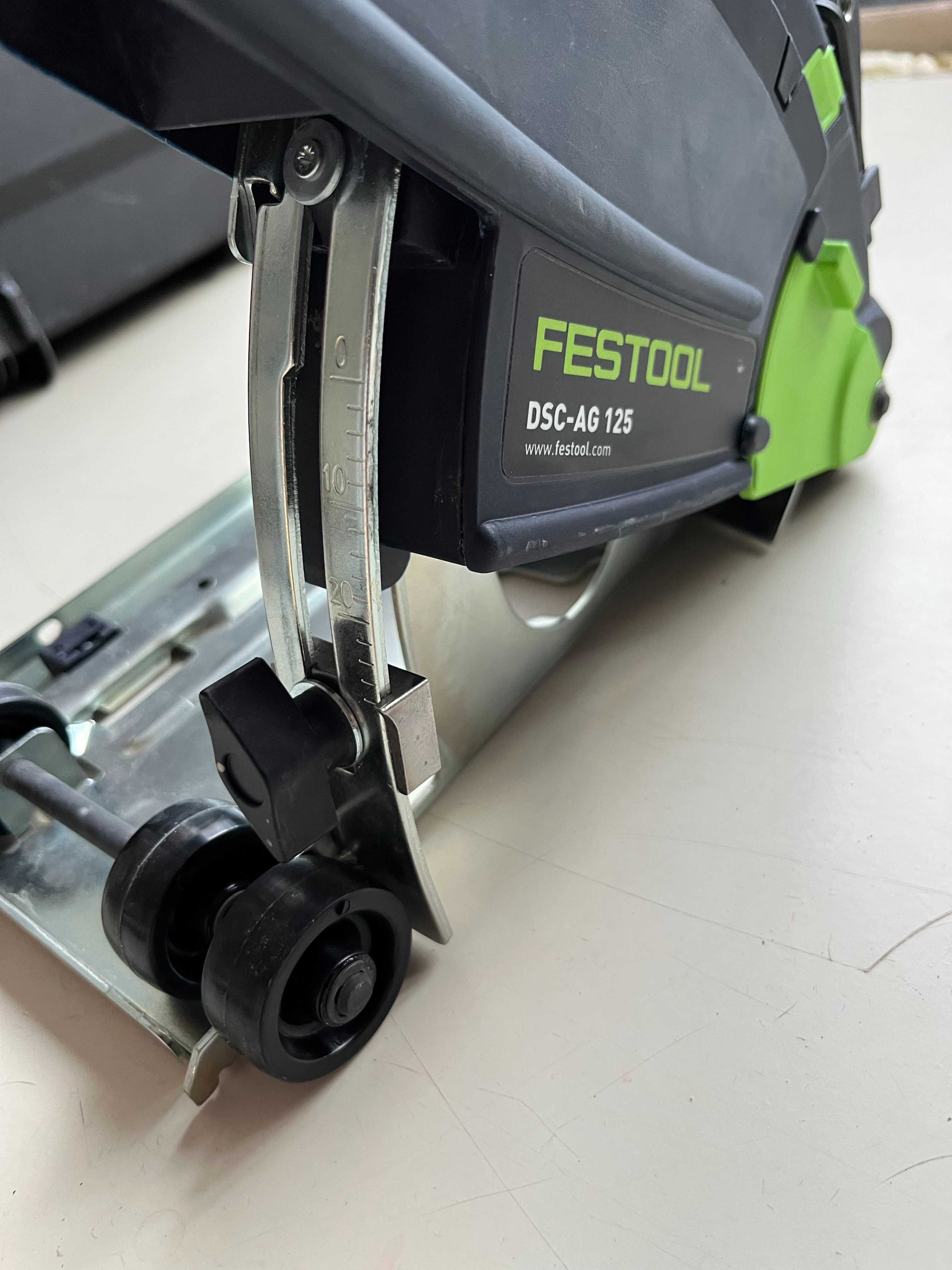 DSC-AG 125-Plus-FS + приставка за безпрахово саниране Festool