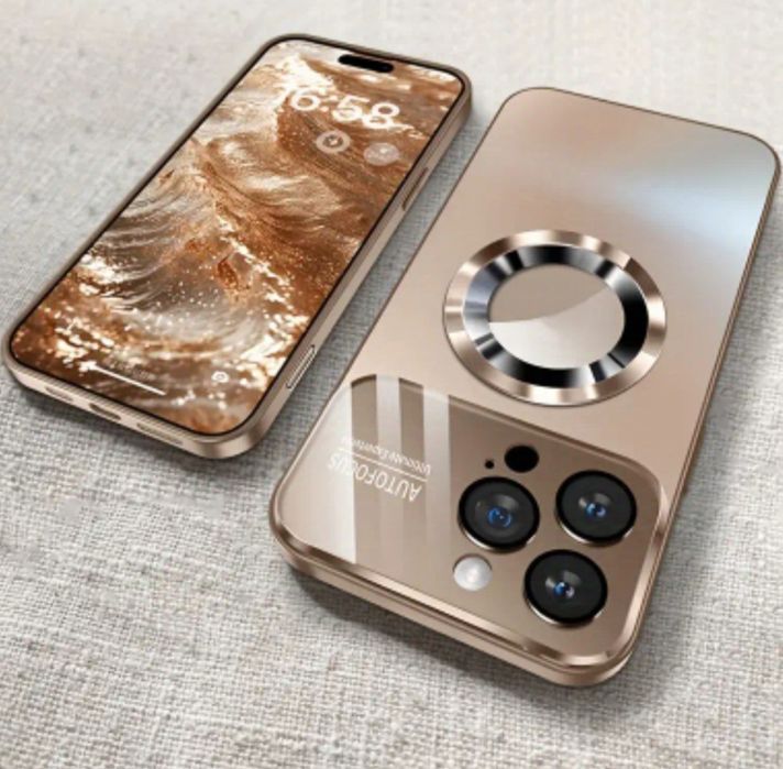 Husa titan telefon iPhone 16 pro max noua conectare wireless, magnetic