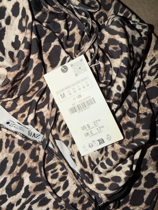 Рокля Zara с етикет, гол гръб