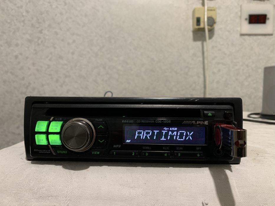 Авто Cd Alpine USB