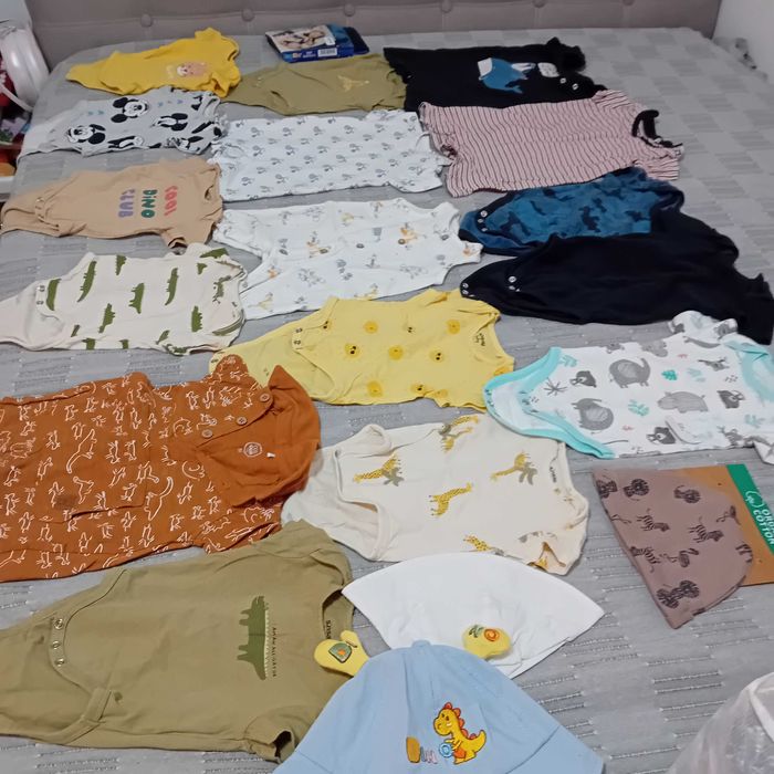 Lot haine vara bebe masura 56-68