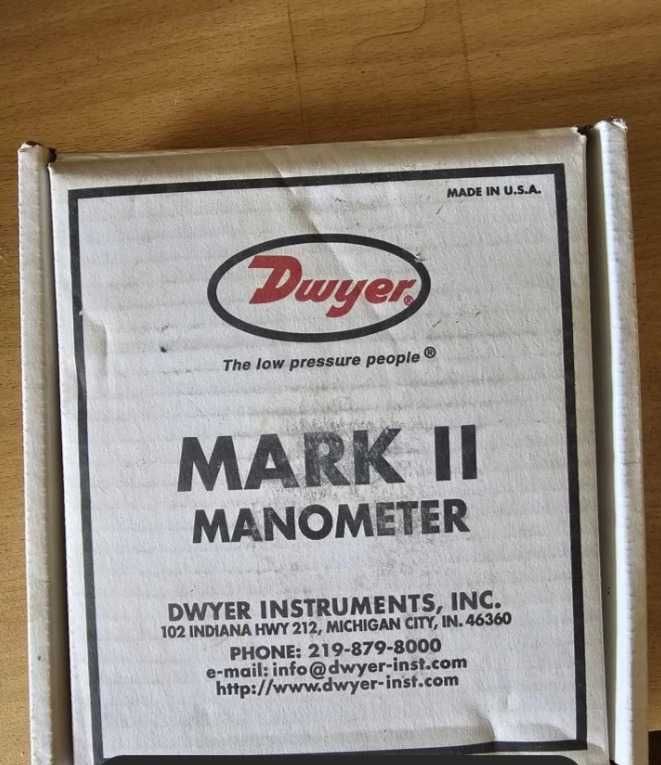 Манометр Dwyer mark2