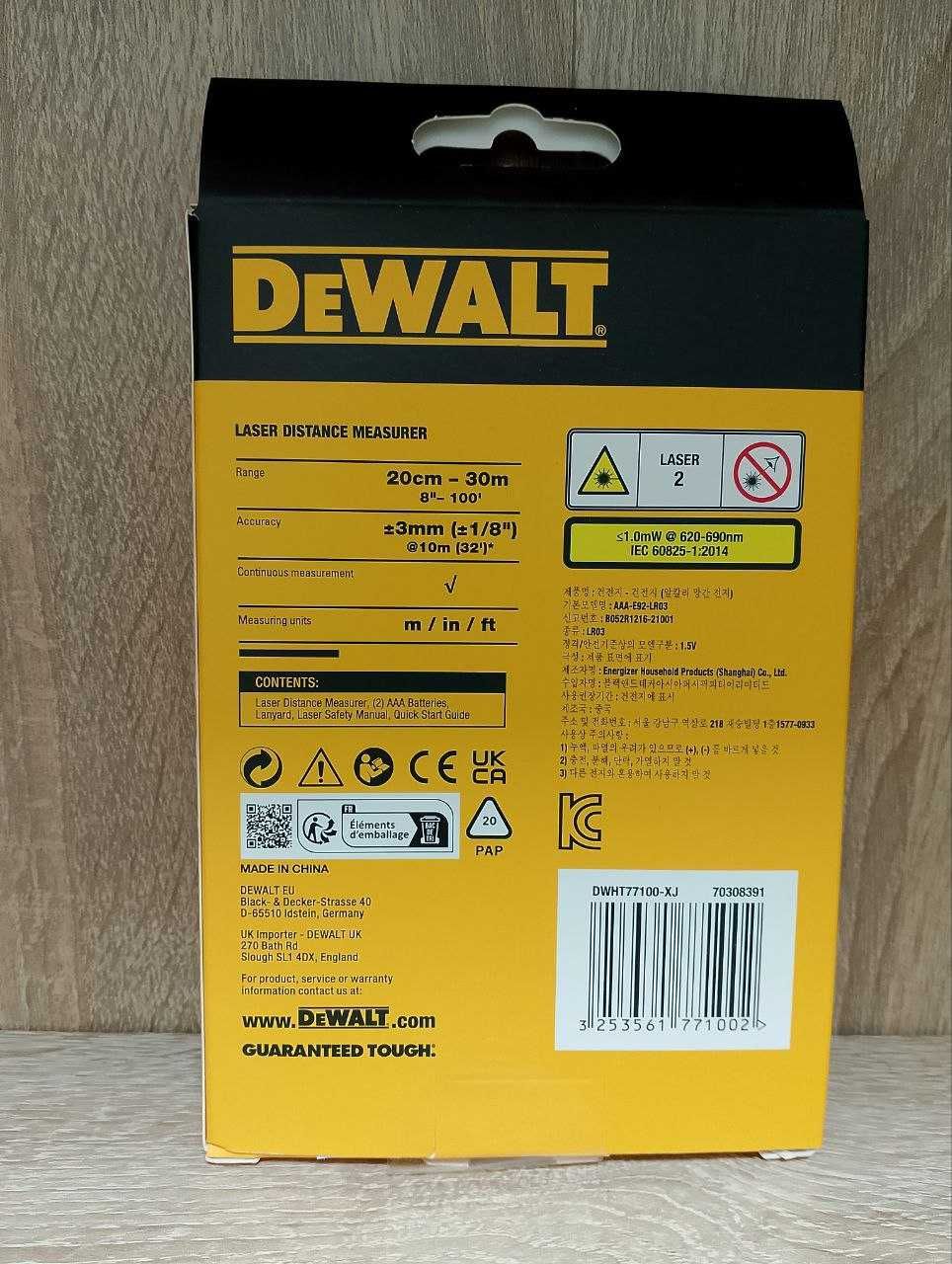 DEWALT LASER DISTANCE MEASURER / Fin X Amanet & Exchange cod 42441