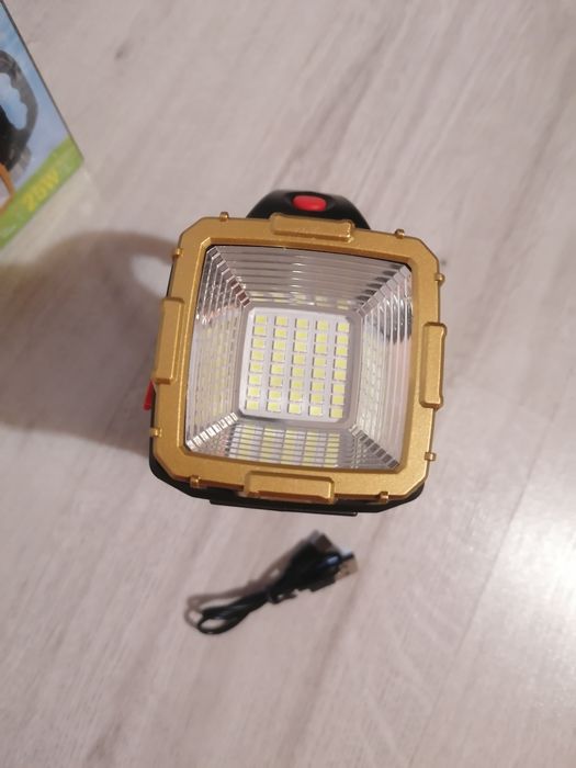 Lanterna Led de mare putere, încărcare solara și usb, Power Bank