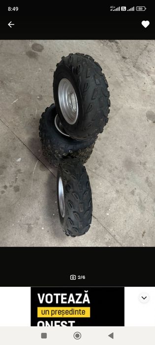 Jante anvelope distanțiere  Yamaha Raptor