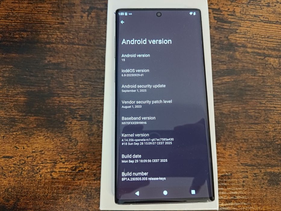 Samsung Note 10 4G - IodeOS | Android 15
