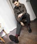 Pantofi derby 39.5 40 premium Sebago USA piele naturala