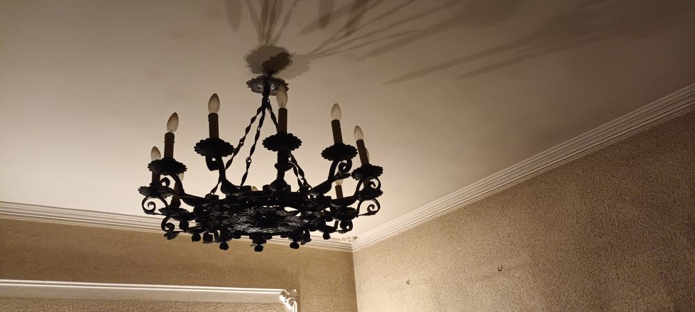 Candelabru fier forjat