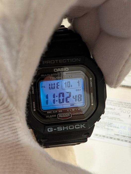 Часовник Casio G-Shock GW-5000U Метален корпус Solar Atomic 200m