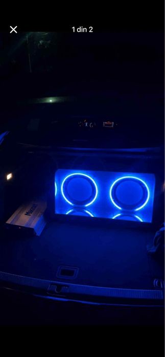 Subwoofer cu doua difuzoare