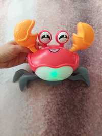 Jucarie pentru bebelusi crab cu senzor