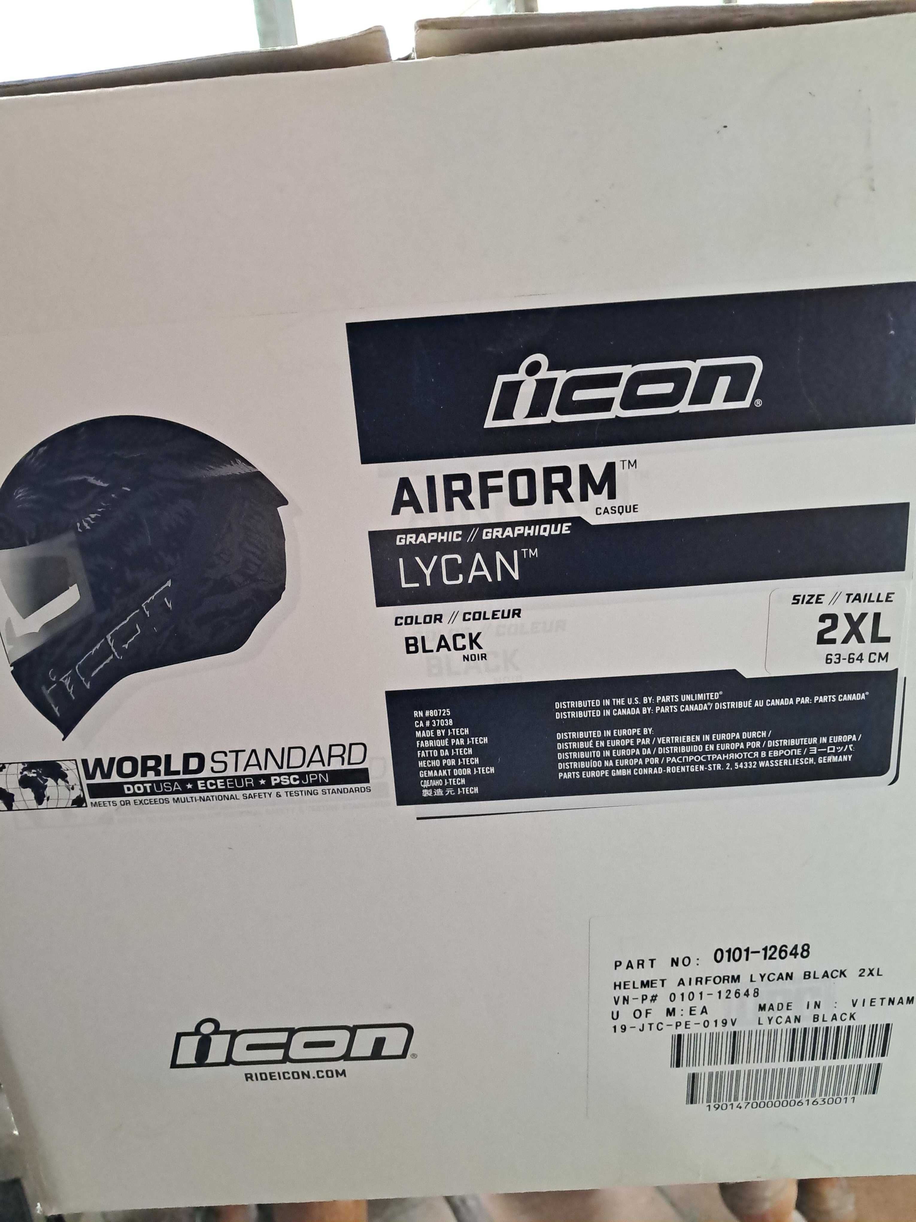 Casca  ICON Airform  LYCAN neagra