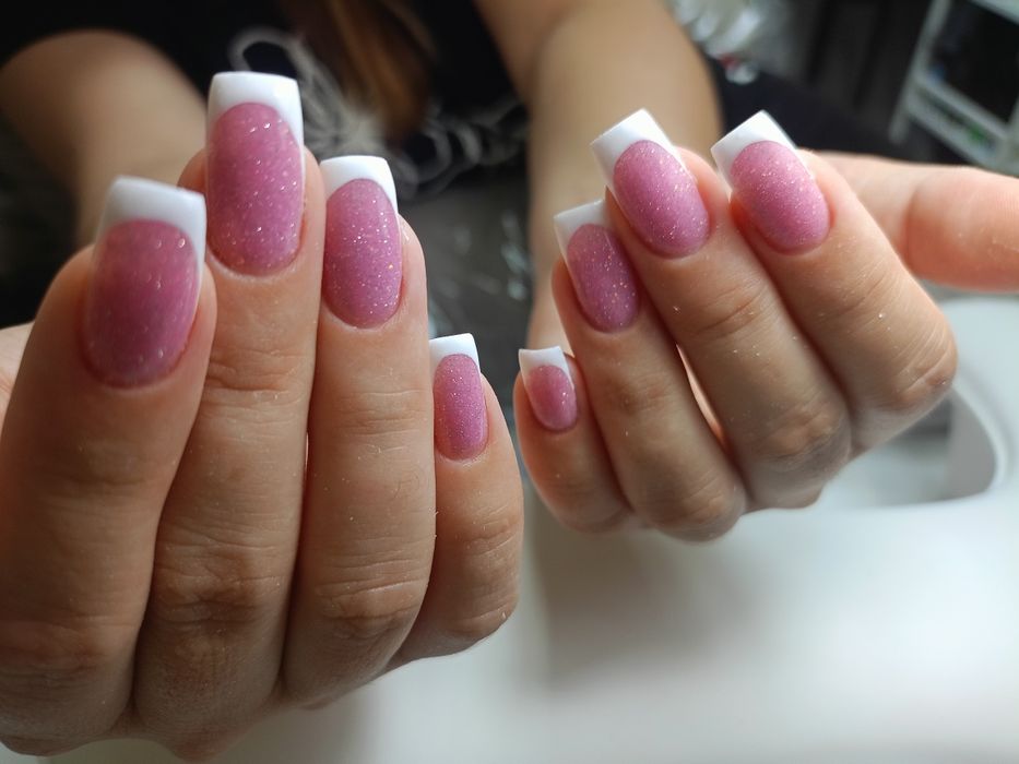 Маникюр гелевое покрытие