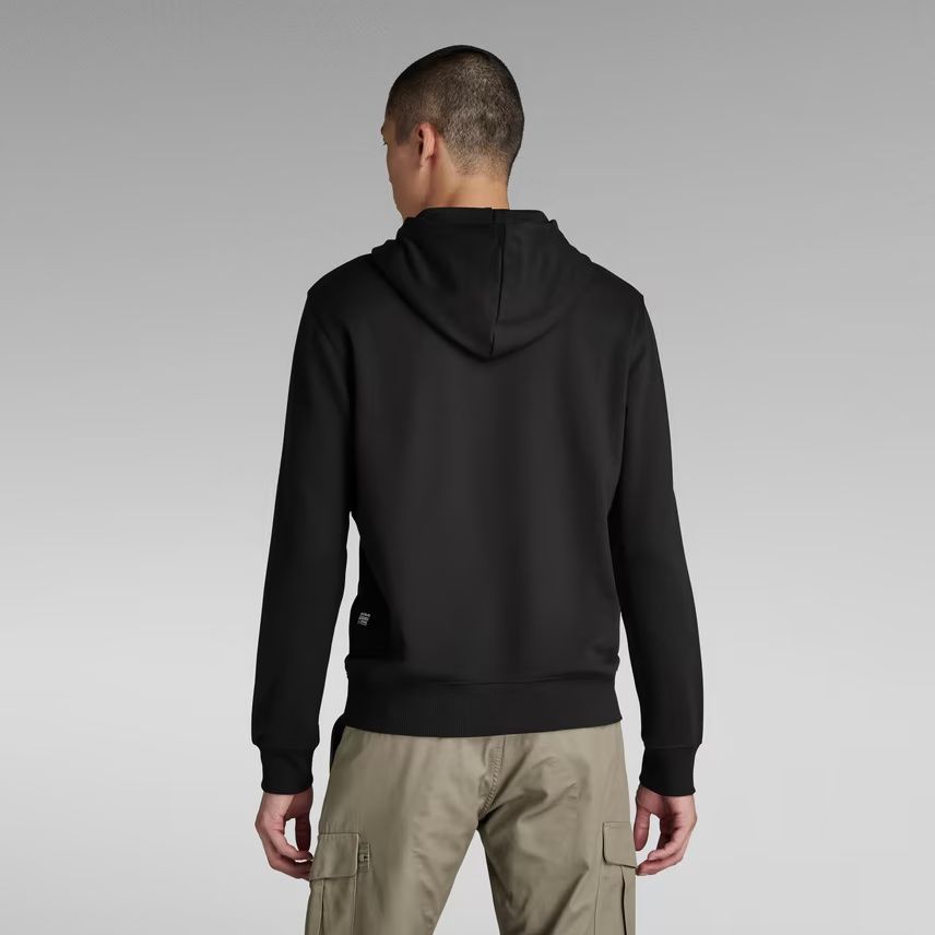 Оригинален суичър G-Star Raw Graphic S нов мъжки черен худи блуза