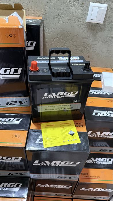 Аккумлятор Largo - 12V Новый  Yangi Barcha Mashinalar uchun!