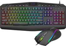 Set tastatura, mouse gaming cu fir, RBG | electrorefix.ro | garantie
