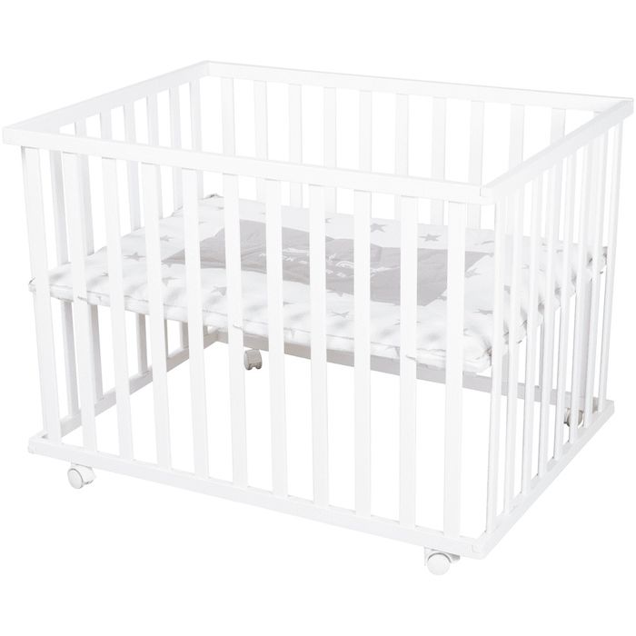 Țarc de joacă Roba Rock Star Baby, 75 x 100 cm alb. (NOU)