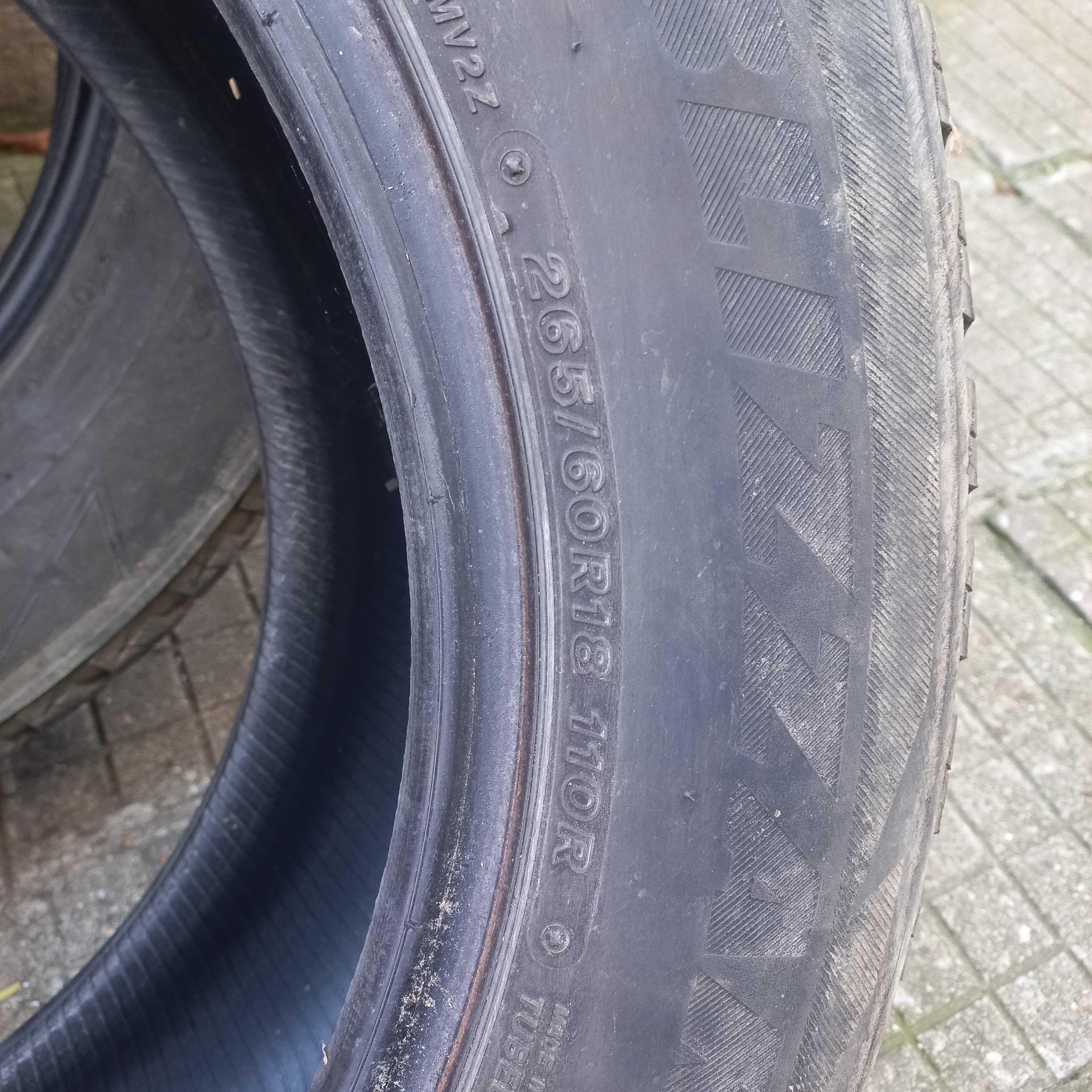 Bridgestone Blizzak 265 60 18