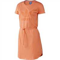 Adidas Дамска рокля, Tee Dress, оранжева, UK 14, L размер