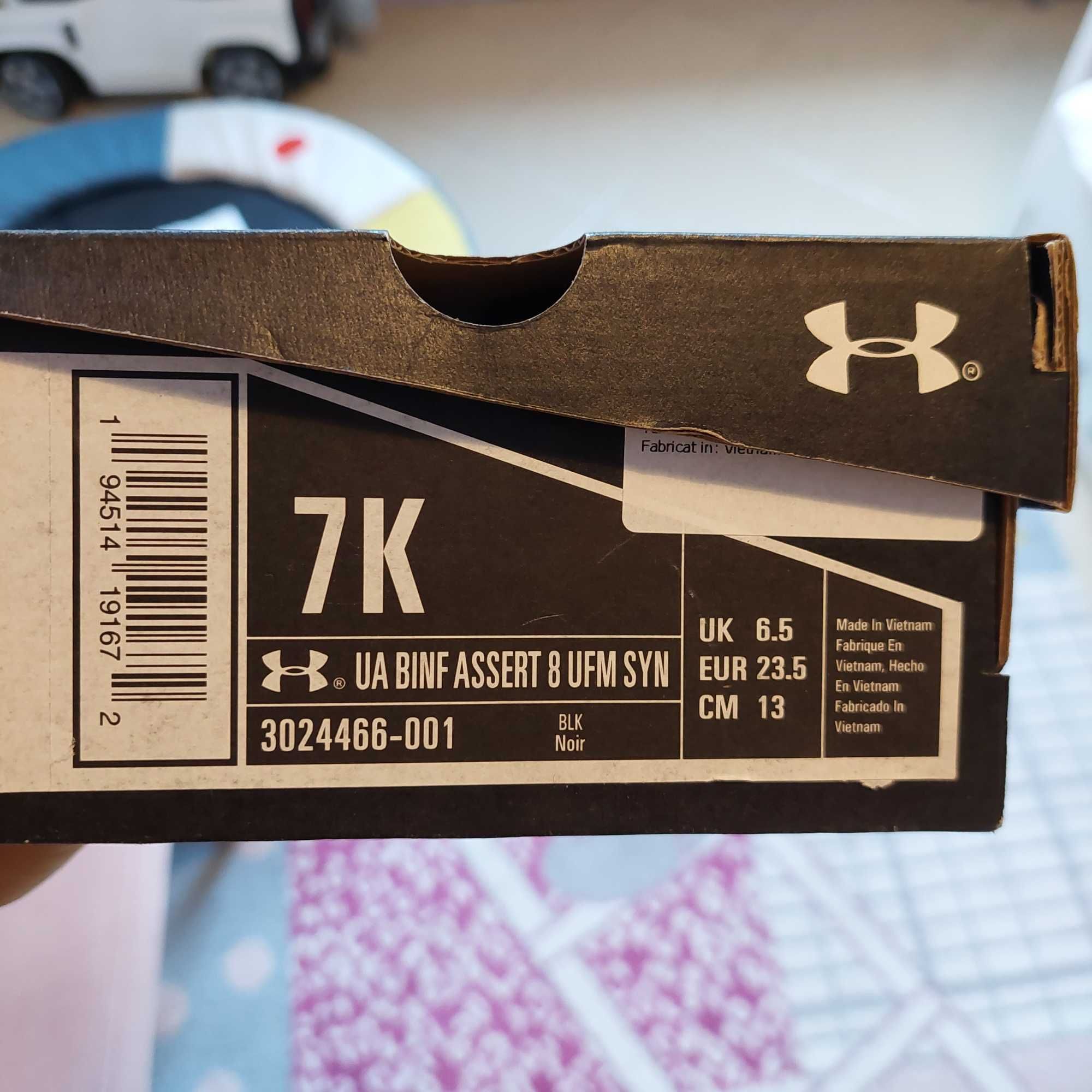 детски кожени маратонки under armour 23.5 номер