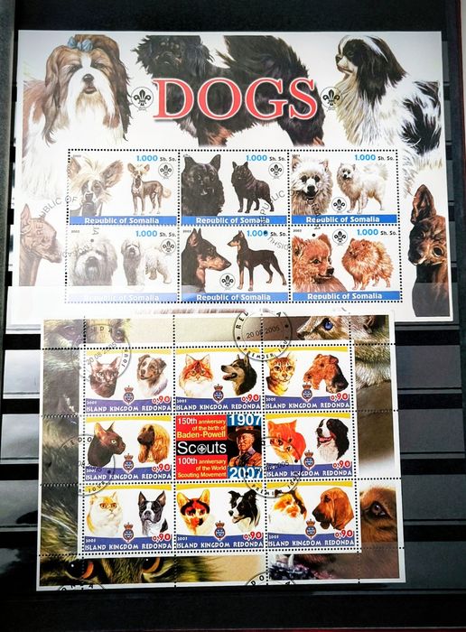 Clasor nou cu timbre deosebite animale