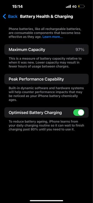 iPhone 14 Pro Max 128GB Deep Purple – 97% baterie, negociabil