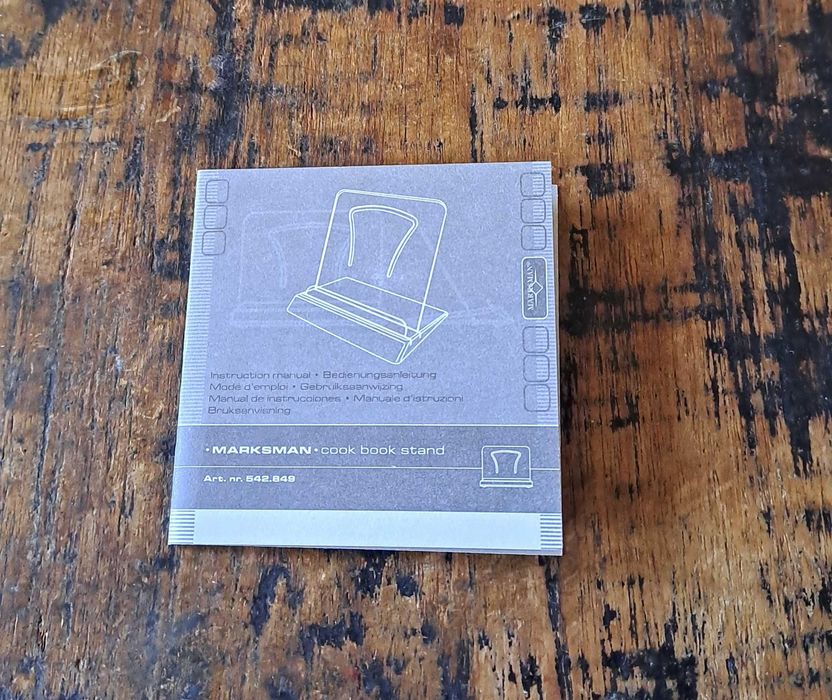 поставка за книга стойка Марксман Marksman дървена с метал