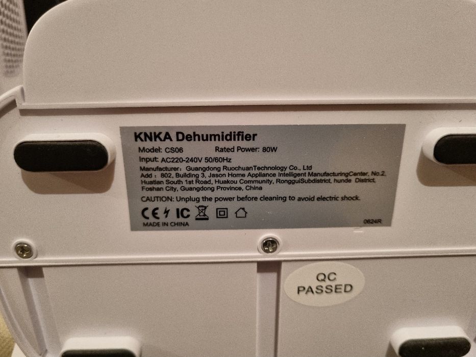 Dezumidificator. KNKA. Nou.
