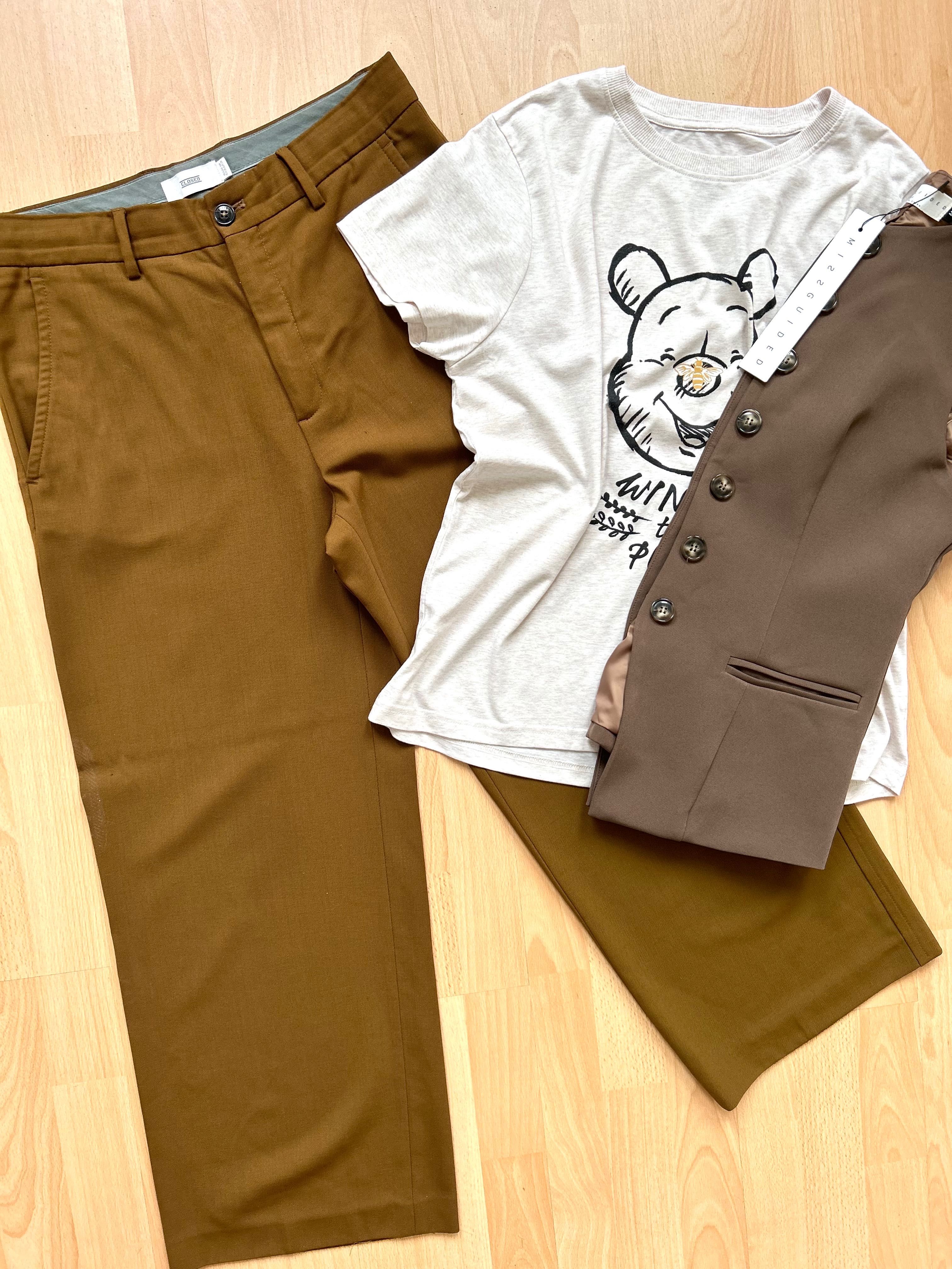 Сет панталон Closed & tshirt Winnie he Pooh и сако каре M/L размер