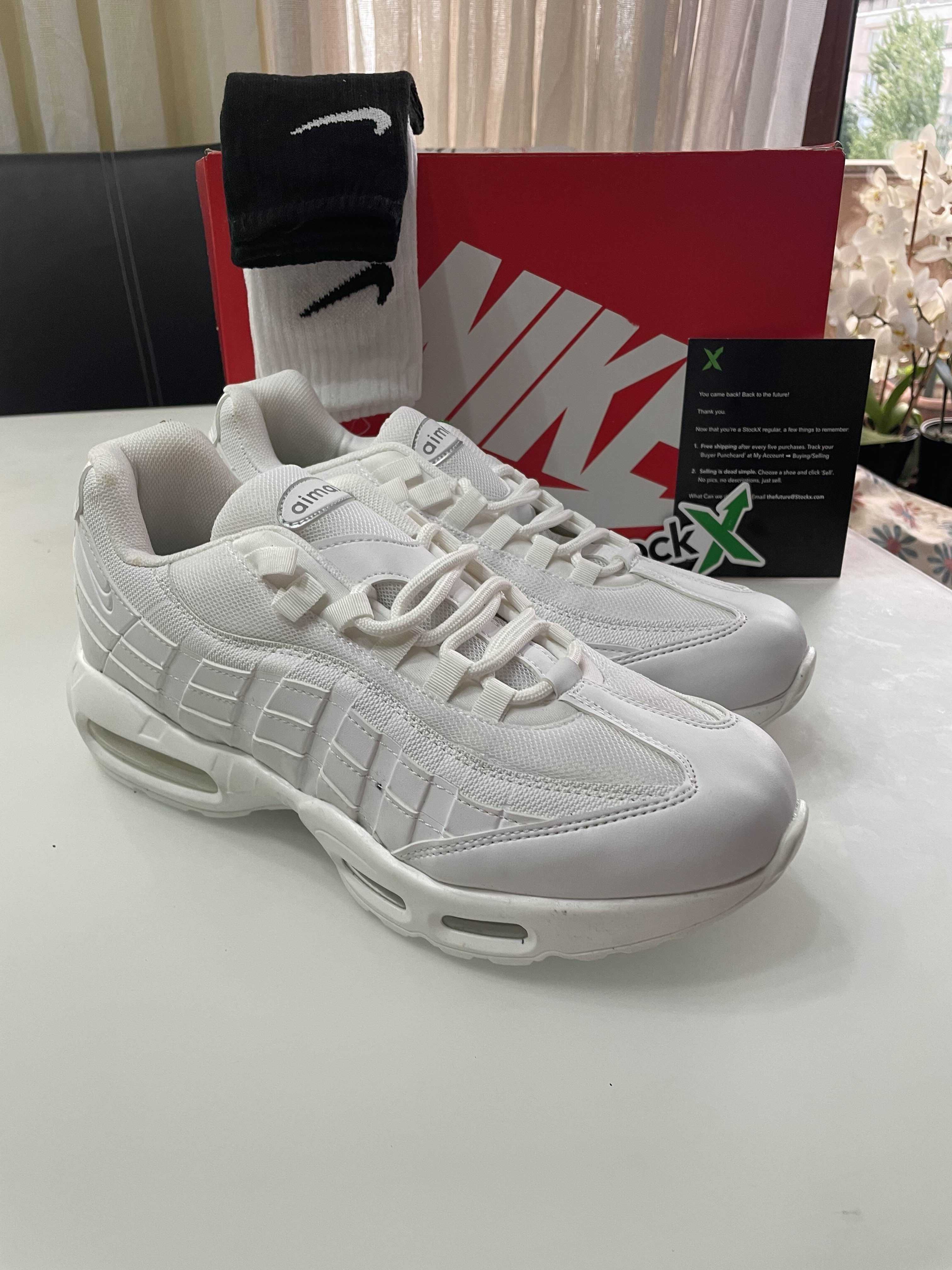 Найк Nike Air Max 95 Triple White (от/до 40-45 номер)
