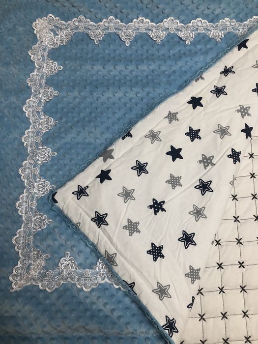 Бебешко одеало с бродерии, като ново.