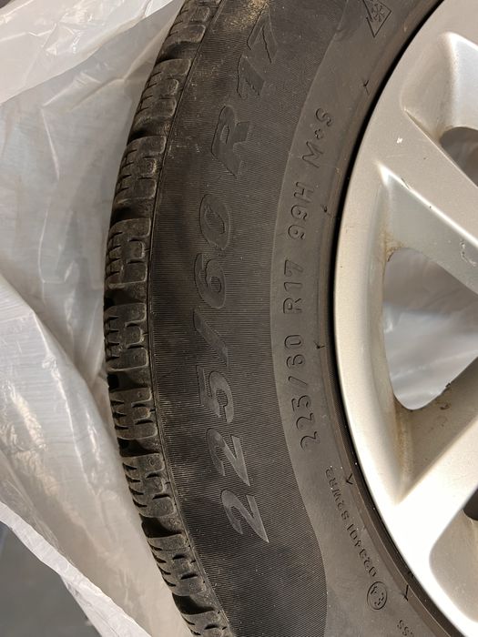 Jante BMW cu cauciucuri iarna run flat