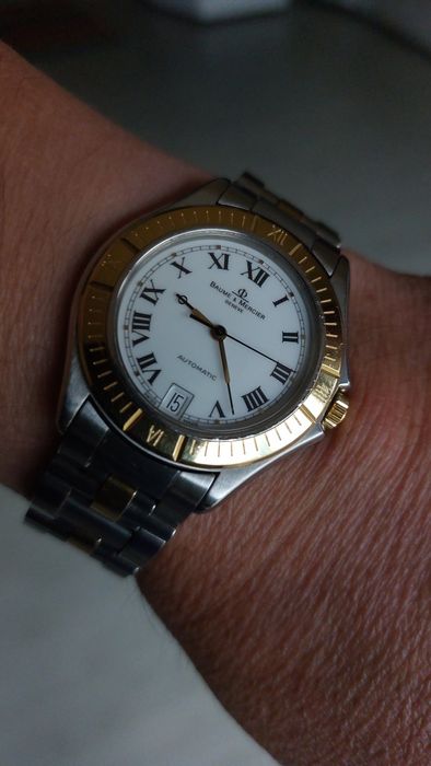 Baume&mercier ceas din aur si otel