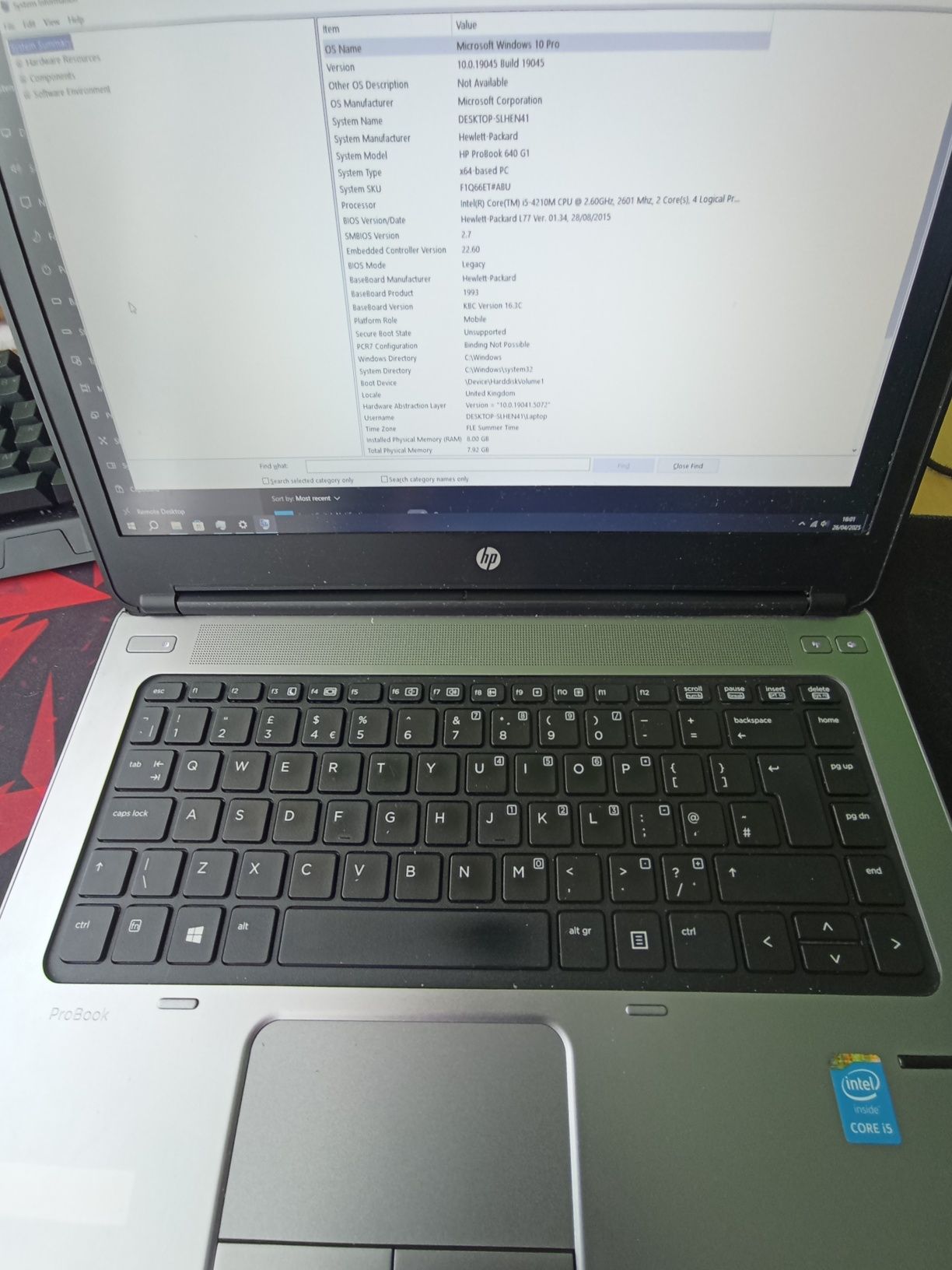 Hp probook 640 G1