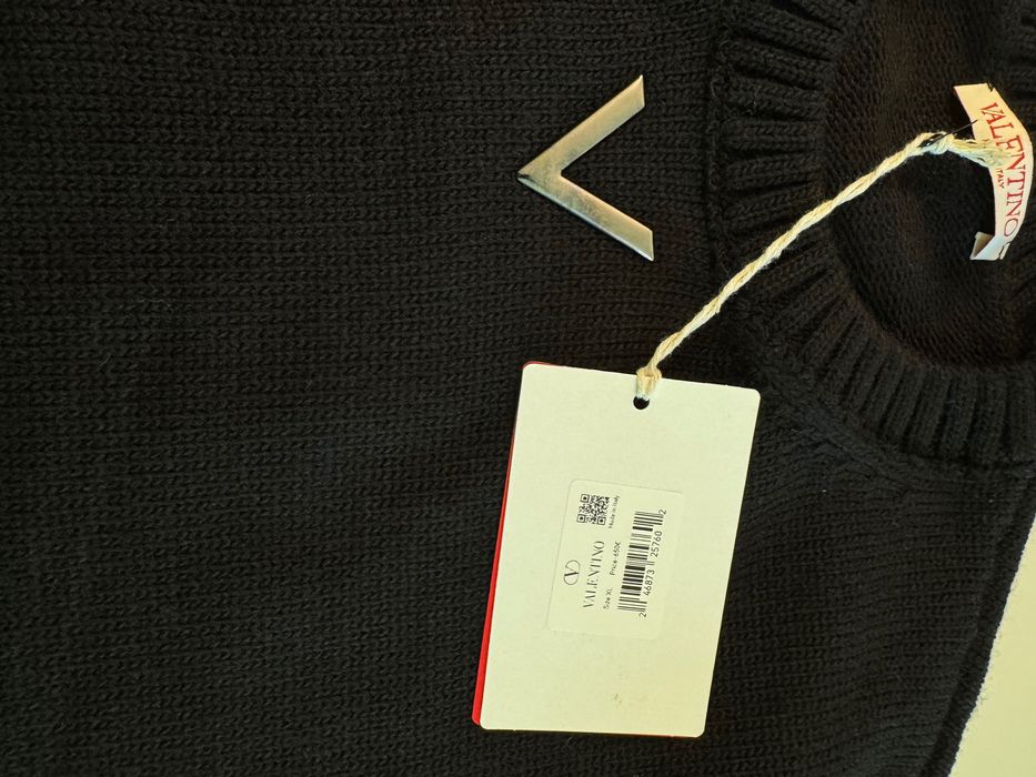 Valentino-Чисто нов автентичен мъжки пуловер размер ХЛ