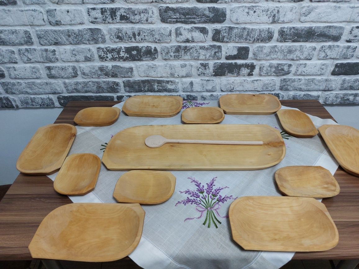 Set platou rustice 6 persoane