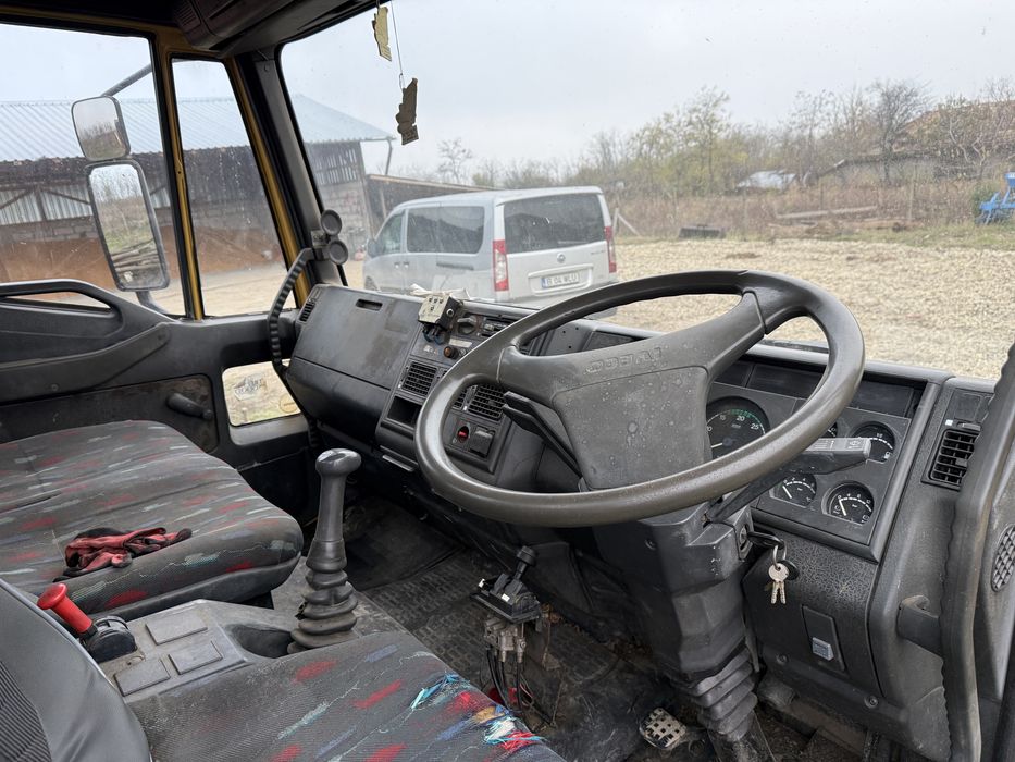 Iveco eurocargo basculabil + brat telescopic