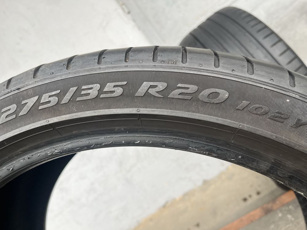 4 бр. гуми спорт пакет 245/40/20 и 275/35/20 Pirelli DOT 1019 4,5/6 mm