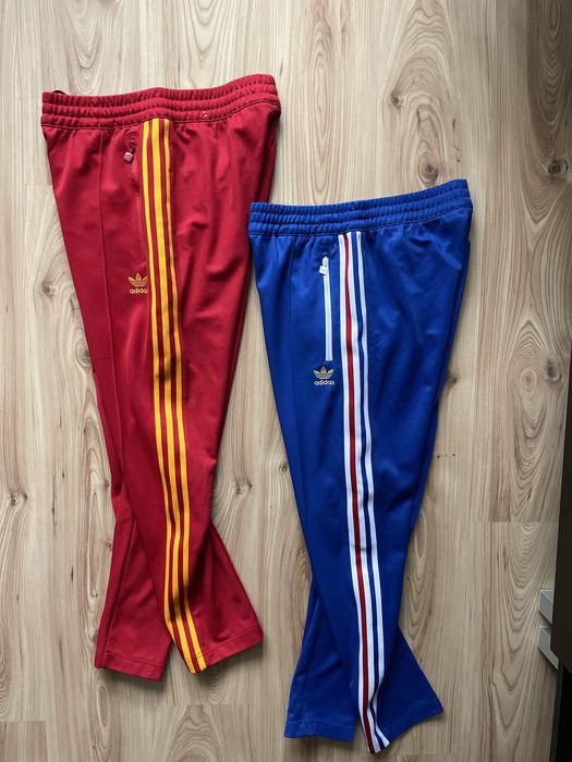 Adidas / мъжки спортен панталон/долница/синя и червена М