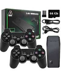 Consola mini jocuri retro M8 Full HD, 2 controllere wireless 2.4G