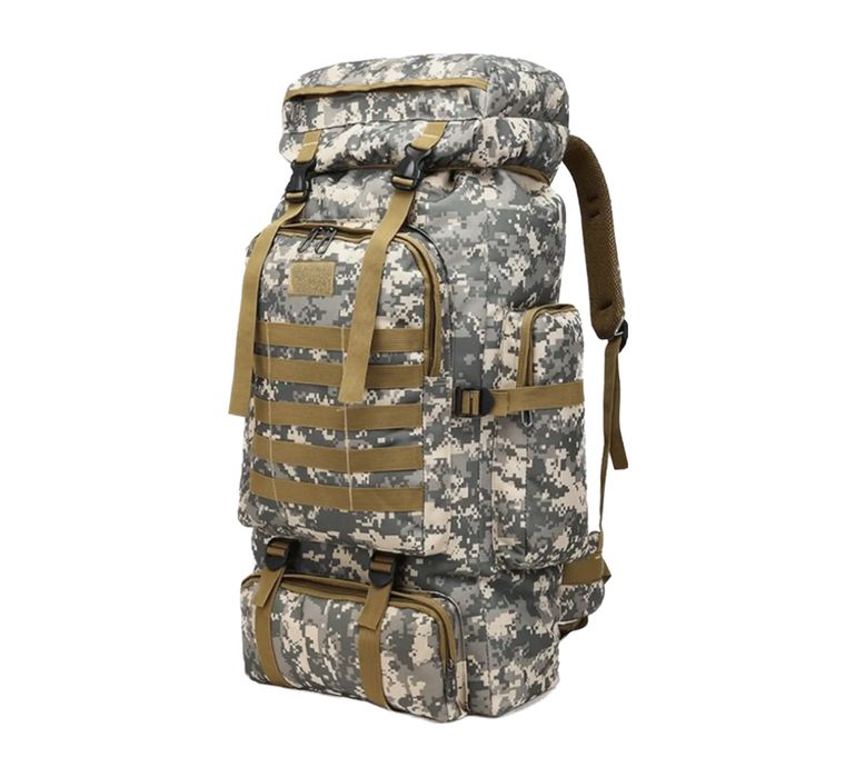 Рюкзак вещмешок тактический армейский походный 80л/Тревожная сумка