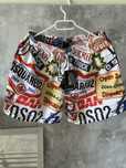 Pantaloni baie sort plaja Dsquared2 Dsq
