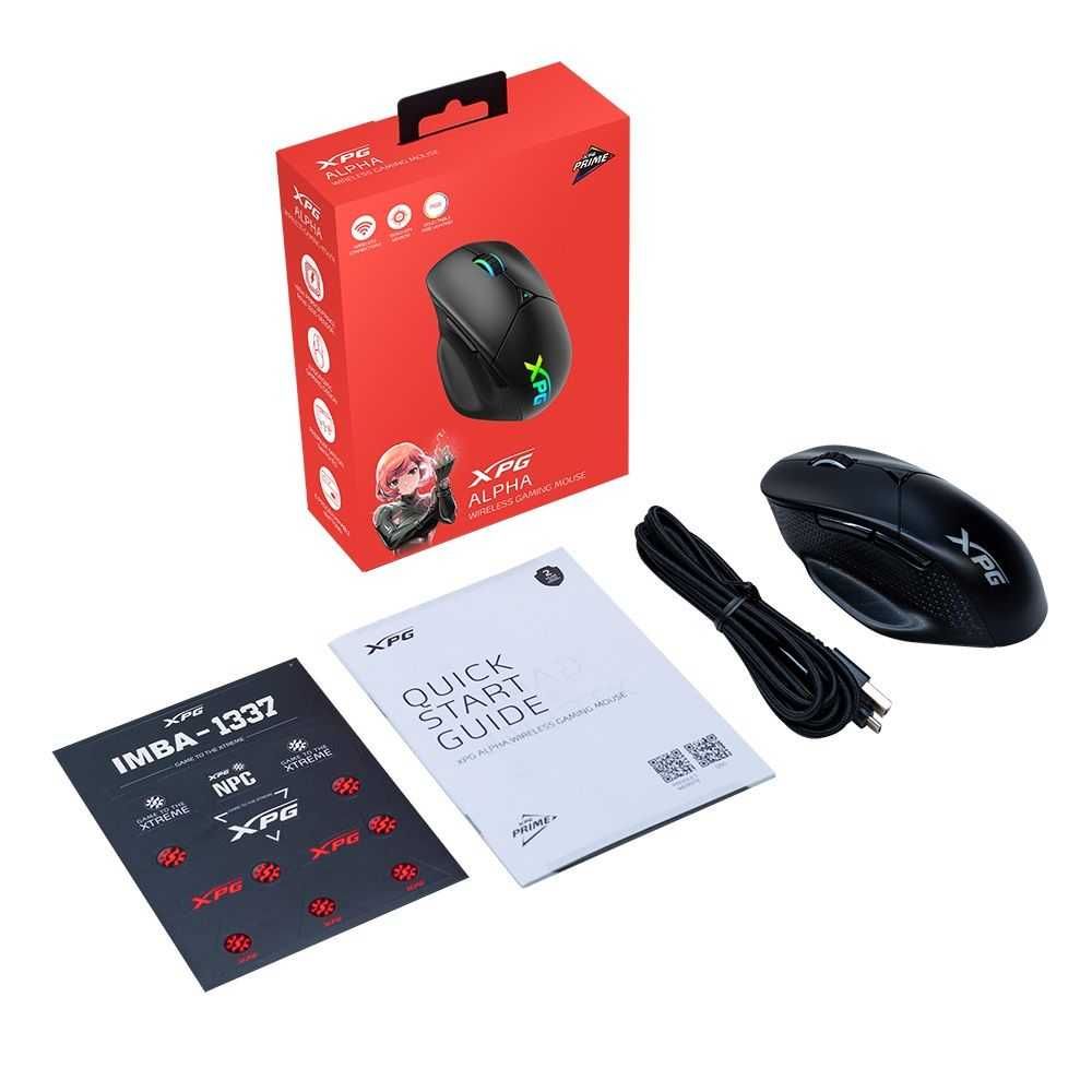 Mouse Gaming XPG Alpha Black